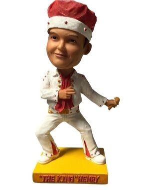 Brooklyn Cyclones King Henry Bobblehead 2014 Elvis Promo NY Mets SGA Rare Mascot
